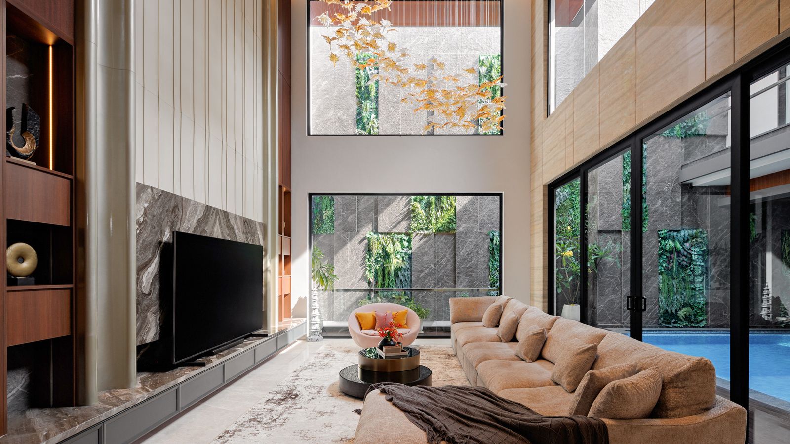 Metric living room built to endure